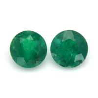 0.50 Ct.Tw.Total Carat Weight Emerald Pair from Colombia Video