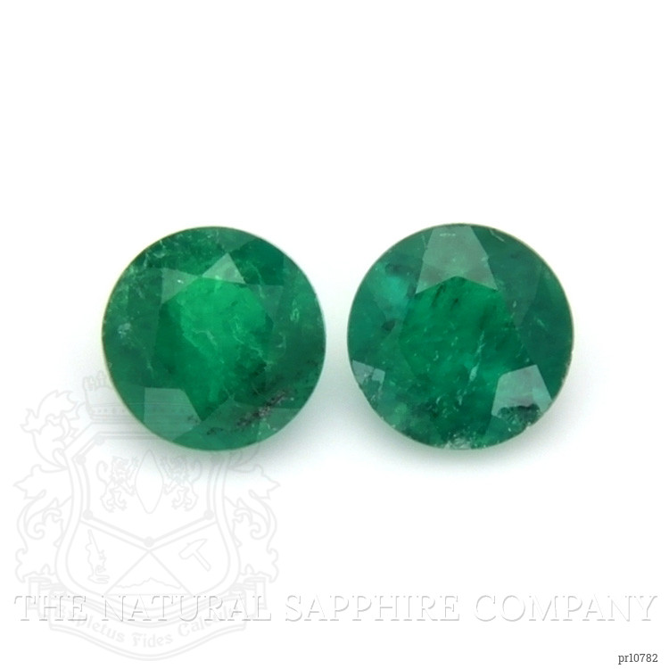 0.50 Ct.Tw. Emerald Pair from Colombia