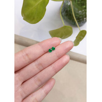 0.50 Ct.Tw.Total Carat Weight Emerald Pair from Colombia Life Style