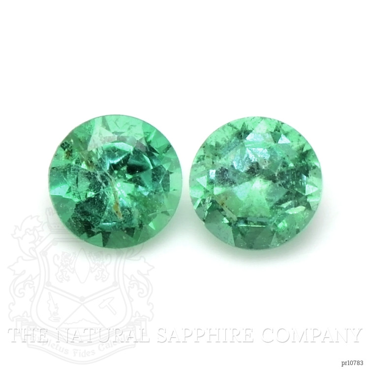0.35 Ct.Tw. Emerald Pair from Zambia