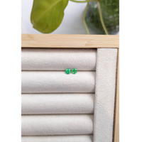 0.35&nbsp;Ct.Tw.Total Carat Weight Emerald Pair from Zambia Life Style