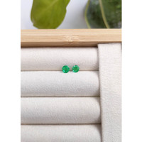 0.64&nbsp;Ct.Tw.Total Carat Weight Emerald Pair from Zambia Life Style