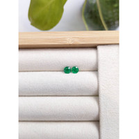 0.55&nbsp;Ct.Tw.Total Carat Weight Emerald Pair from Colombia Life Style