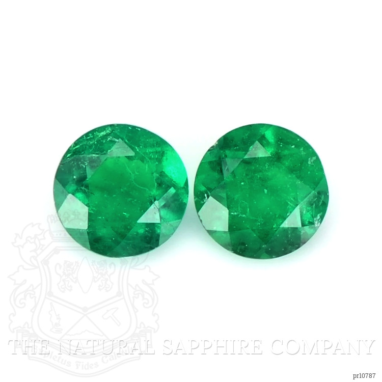 0.46 Ct.Tw. Emerald Pair from Colombia