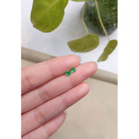 0.59&nbsp;Ct.Tw.Total Carat Weight Emerald Pair from Zambia Life Style