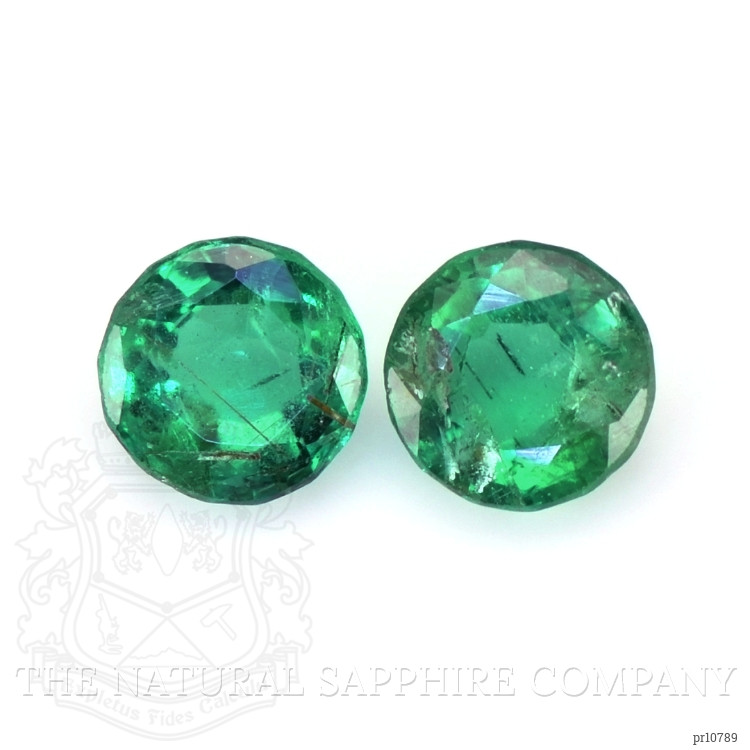 0.45 Ct.Tw. Emerald Pair from Zambia