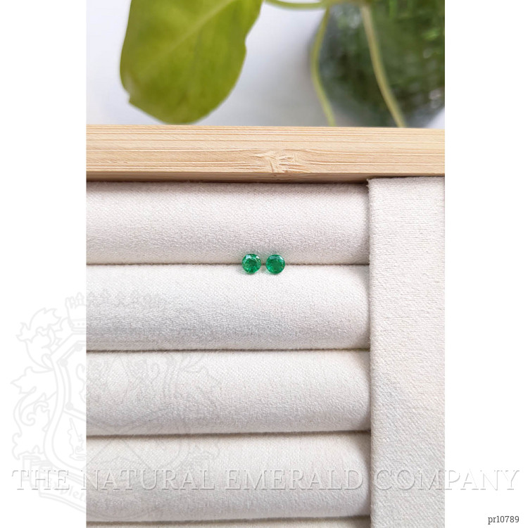 0.45 Ct.Tw. Emerald Pair from Zambia