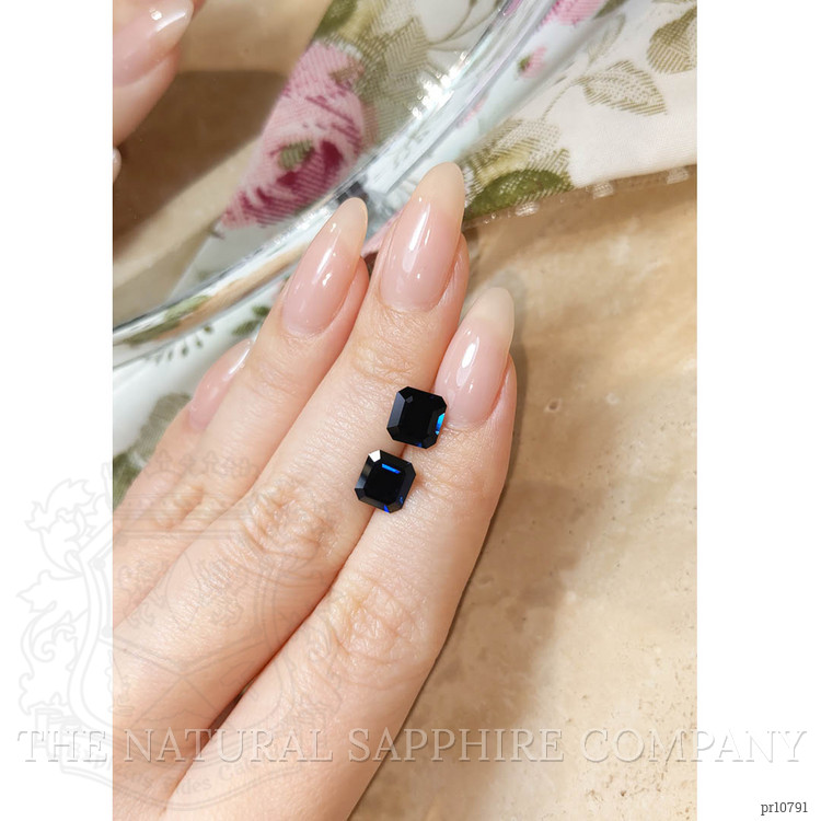 3.92 Ct.Tw. Blue Sapphire Pair from Australia