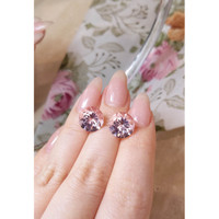 9.44 Ct.Tw.Total Carat Weight Morganite Pair from Brazil Life Style