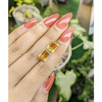 6.42&nbsp;Ct.Tw.Total Carat Weight Citrine Pair from Brazil Life Style