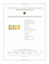 5.46 Ct.Tw.Total Carat Weight Yellow Citrine Pair from Brazil Scan Report