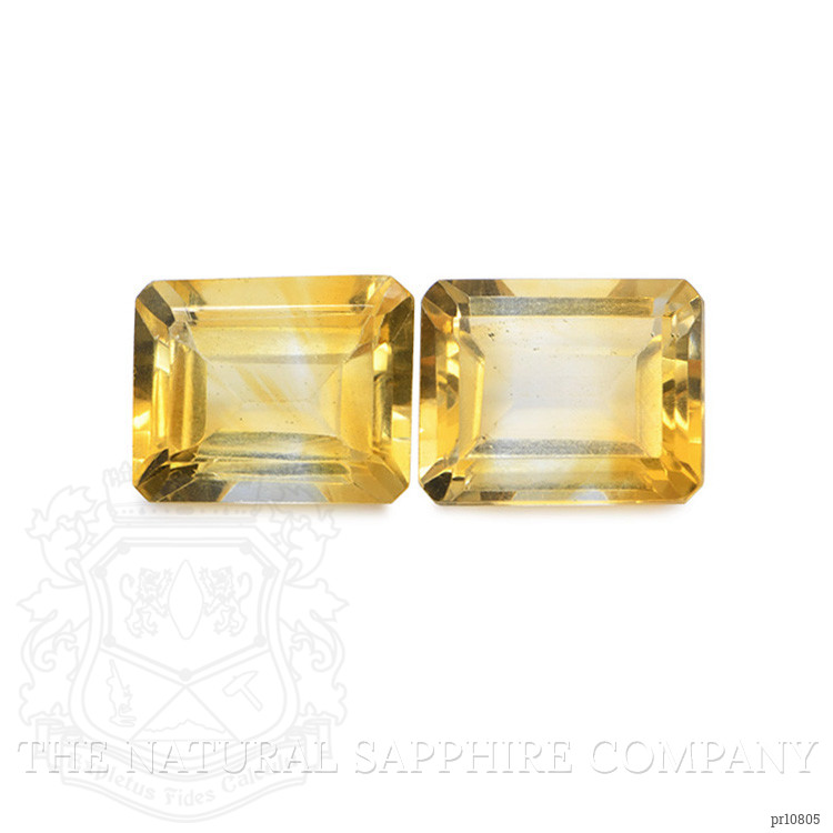 6.44 Ct.Tw. Citrine Pair from Brazil