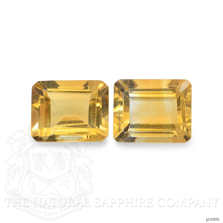 6.02 Ct.Tw. Citrine Pair from Brazil
