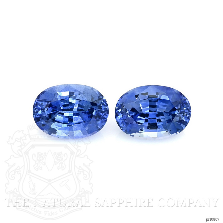 2.24 Ct.Tw. Blue Sapphire Pair from Ceylon (Sri Lanka)
