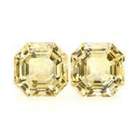 9.47&nbsp;Ct.Tw.Total Carat Weight Citrine Pair from Ceylon (Sri Lanka) Video