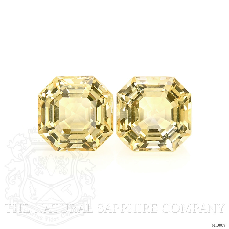 9.47 Ct.Tw. Citrine Pair from Ceylon (Sri Lanka)