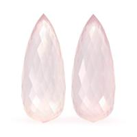 29.87&nbsp;Ct.Tw.Total Carat Weight Rose Quartz Pair from Madagascar Video