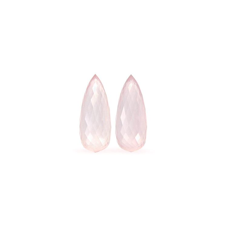 29.87 Ct.Tw. Rose Quartz Pair from Madagascar