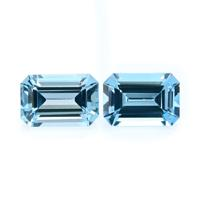 1.29 Ct.Tw.Total Carat Weight Topaz Pair from Madagascar Video
