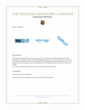 1.24 Ct.Tw.Total Carat Weight Topaz Pair from Ceylon (Sri Lanka) Appraisal