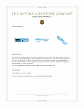 1.24 Ct.Tw.Total Carat Weight Topaz Pair from Ceylon (Sri Lanka) Appraisal