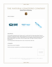 1.16&nbsp;Ct.Tw.Total Carat Weight Topaz Pair from Madagascar Appraisal