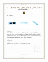 1.30&nbsp;Ct.Tw.Total Carat Weight Topaz Pair from Madagascar Appraisal