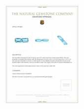 1.23&nbsp;Ct.Tw.Total Carat Weight Topaz Pair from Madagascar Appraisal
