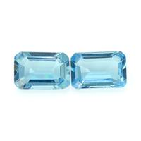 1.23 Ct.Tw.Total Carat Weight Topaz Pair from Madagascar Video