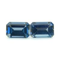 1.22 Ct.Tw. Emerald Cut Topaz Pair