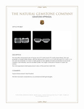 1.58&nbsp;Ct.Tw.Total Carat Weight Topaz Pair from Ceylon (Sri Lanka) Appraisal