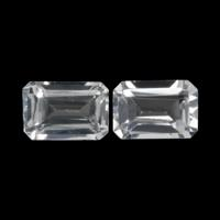 1.58 Ct.Tw. Emerald Cut Topaz Pair