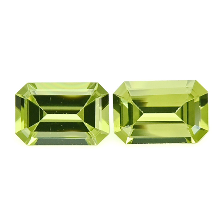 0.95 Ct.Tw. Peridot Pair from Ceylon (Sri Lanka)