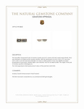 0.87&nbsp;Ct.Tw.Total Carat Weight Smokey Quartz Pair from Madagascar Appraisal