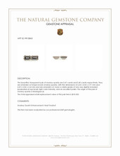 0.87 Ct.Tw.Total Carat Weight Brown Smokey Quartz Pair from Madagascar Appraisal