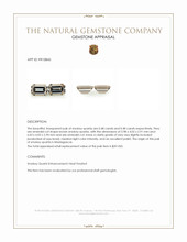 0.96 Ct.Tw.Total Carat Weight Smokey Quartz Pair from Madagascar Appraisal