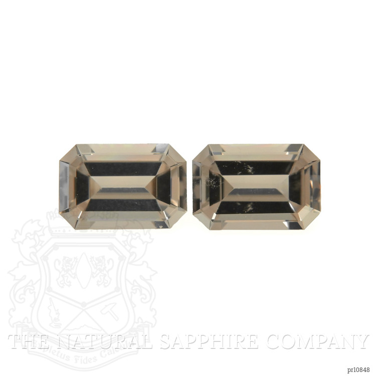 0.92 Ct.Tw. Smokey Quartz Pair from Madagascar