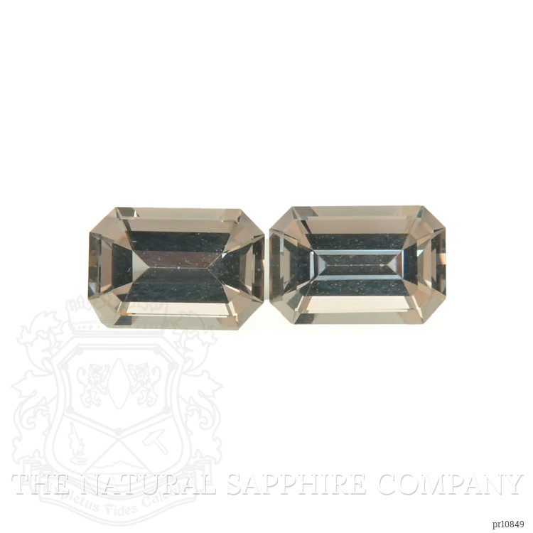 0.96 Ct.Tw. Smokey Quartz Pair from Madagascar