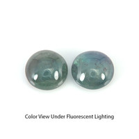 1.61 Ct.Tw.Total Carat Weight Cabochon Alexandrite Pair from Russia Video