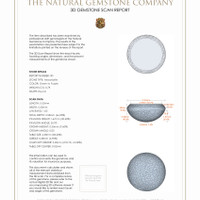 1.61&nbsp;Ct.Tw.Total Carat Weight Cabochon Alexandrite Pair from Russia  3 D Scan Report