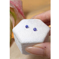 0.71 Ct.Tw.Total Carat Weight Tanzanite Pair from Tanzania Life Style