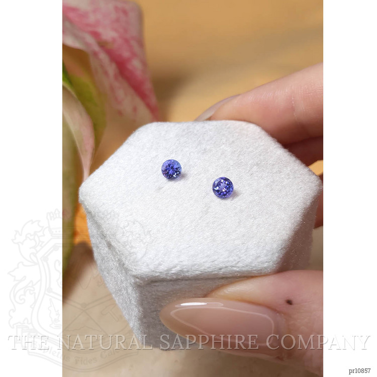 0.71 Ct.Tw. Tanzanite Pair from Tanzania