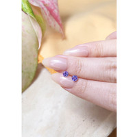 0.71 Ct.Tw.Total Carat Weight Tanzanite Pair from Tanzania Life Style