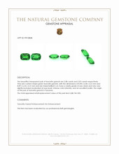 4.11 Ct.Tw.Total Carat Weight Tsavorite Garnet Pair from Tanzania Appraisal