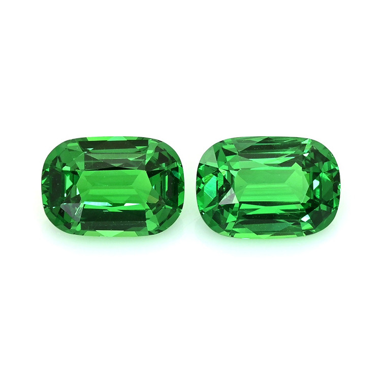 4.11 Ct.Tw. Tsavorite Garnet Pair from Tanzania