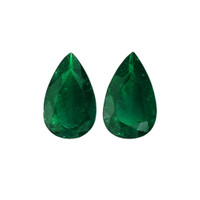9.93 Ct.Tw.Total Carat Weight Emerald Pair from Colombia Video