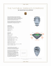 9.93&nbsp;Ct.Tw.Total Carat Weight Emerald Pair from Colombia 3 D Scan Report