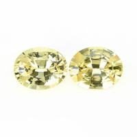 0.84&nbsp;Ct.Tw.Total Carat Weight Yellow Sapphire Pair from Ceylon (Sri Lanka) Video