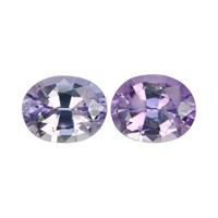 0.88 Ct.Tw. Oval Sapphire Pair