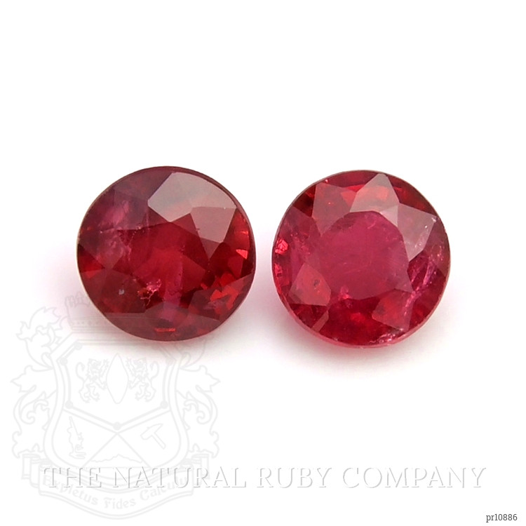 1.21 Ct.Tw. Ruby Pair from Mozambique